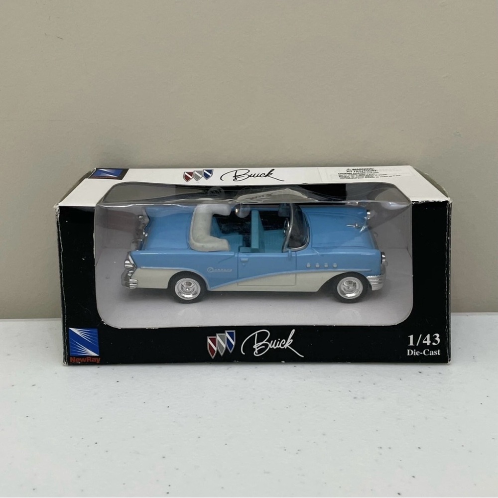 NewRay Buick Convertible City Cruiser Collection Blue 1:43 Scale In Box